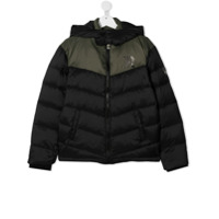 John Richmond Junior Jaqueta matelassê - Preto