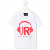 John Richmond Junior logo-print cotton T-shirt - Branco