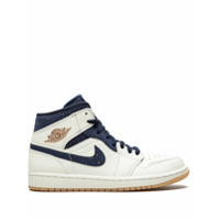 Jordan Tênis Air Jordan 1 Mid Jeter - Branco