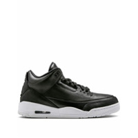 Jordan Tênis 'Air Jordan 3 Retro' de couro - Preto