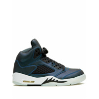 Jordan Tênis Air Jordan 5 Retro Oil Grey - Azul