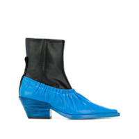 Joseph Ankle boot color block de couro - Preto