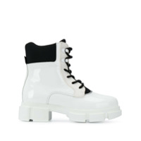 Joshua Sanders Bota Velar com cadarço - Branco