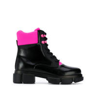 Joshua Sanders Bota Velar com cadarço - Preto