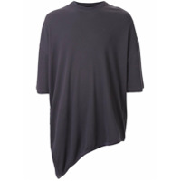 Julius Camiseta mangas curtas assimétrica - Cinza