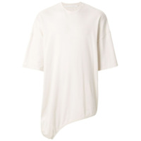 Julius Camiseta oversized assimétrica - Branco