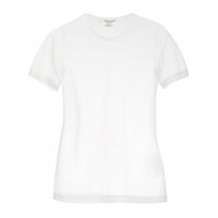 Junya Watanabe Camiseta mangas curtas com recorte translúcido - Branco