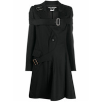 Junya Watanabe Casaco midi com fivela - Preto