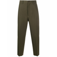 Junya Watanabe MAN Calça cenoura cropped - Verde