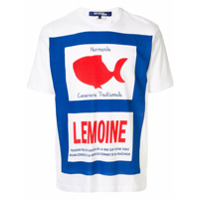 Junya Watanabe MAN Camiseta com estampa de peixe - Branco