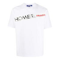 Junya Watanabe MAN Camiseta Fragil decote careca - Branco