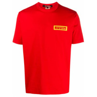 Junya Watanabe MAN Camiseta x Pirelli de algodão com patch de logo - Vermelho