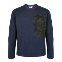 Junya Watanabe MAN Suéter com zíper no bolso - Preto