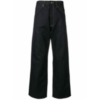 Junya Watanabe Man X Levi's Calça jeans oversized com bolsos camuflados - Azul