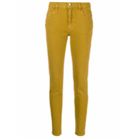 Just Cavalli Calça jeans skinny cintura alta - Amarelo