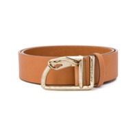 Just Cavalli Viper buckle leather belt - Neutro