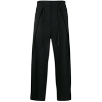 Juun.J Calça cenoura com sobreposição - Preto