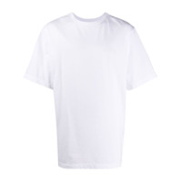 Juun.J Camiseta com bordado de logo e estampa Symmetry - Branco