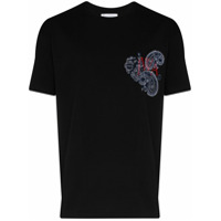 JW Anderson Camisa mangas longas com logo bordado - Preto