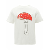 JW Anderson Camiseta com estampa de cogumelo - Neutro