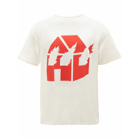 JW Anderson Camiseta x DW com estampa gráfica - Branco