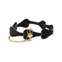 JW Anderson Cinto com detalhe de corrente - Preto