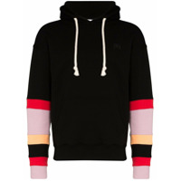 JW Anderson colour block sleeve hoodie - Preto
