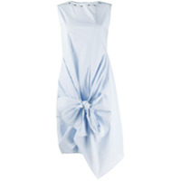 JW Anderson Vestido com detalhe de laço - Azul
