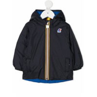 K Way Kids Casaco matelassê dupla face - Azul