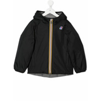 K Way Kids Casaco matelassê dupla face - Preto