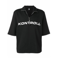 Kappa Kontroll Camiseta com zíper frontal - Preto