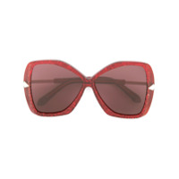 Karen Walker Óculos de sol 'Mary Glitter' - Vermelho