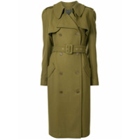 Karen Walker Trench coat com abotoamento magnético - Verde