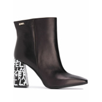 Karl Lagerfeld Ankle boot Metro Graffiti - Preto