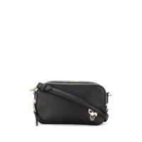 Karl Lagerfeld Bolsa Ikonik mini com placa de logo - Preto