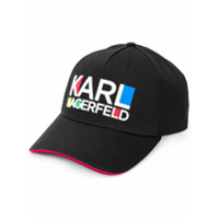Karl Lagerfeld Boné com estampa de logo - Preto