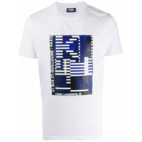 Karl Lagerfeld Camiseta com estampa Bauhaus - Branco