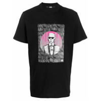 Karl Lagerfeld Camiseta com estampa Karl - Preto