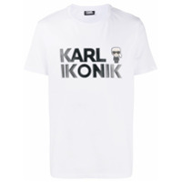 Karl Lagerfeld Camiseta decote careca Ikonik - Branco