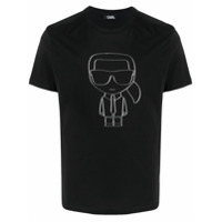 Karl Lagerfeld Camiseta Ikonik de algodão - Preto