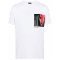 Karl Lagerfeld Camiseta Karl Legend com estampa - Branco