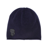 Karl Lagerfeld Gorro com estampa Karl - Azul