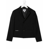 Karl Lagerfeld Kids Blazer com patch de logo - Preto