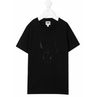 Karl Lagerfeld Kids Camiseta com estampa de logo - Preto