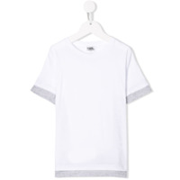 Karl Lagerfeld Kids Camiseta com sobreposição - Branco