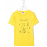 Karl Lagerfeld Kids Camiseta Karl - Amarelo