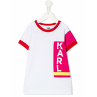 Karl Lagerfeld Kids Camiseta Karl Block com logo - Branco