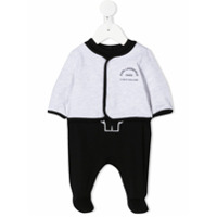 Karl Lagerfeld Kids Conjunto esportivo 2 peças com estampa de logo - Preto