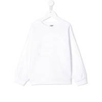 Karl Lagerfeld Kids Moletom com estampa - Branco