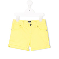 Karl Lagerfeld Kids Short com barra dobrada - Amarelo